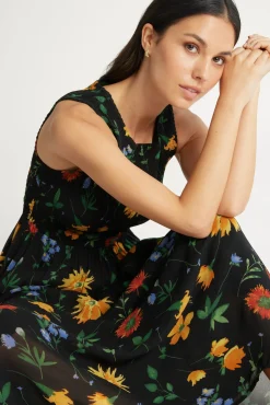 Adelaide Shirred Bodice Dress