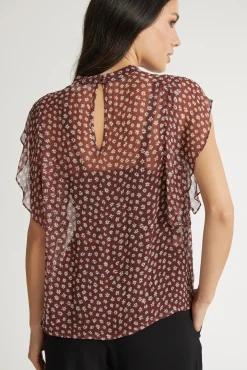 Adelyn Pintuck Detail Blouse
