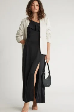 Ariella Asymmetric Ruffle Dress