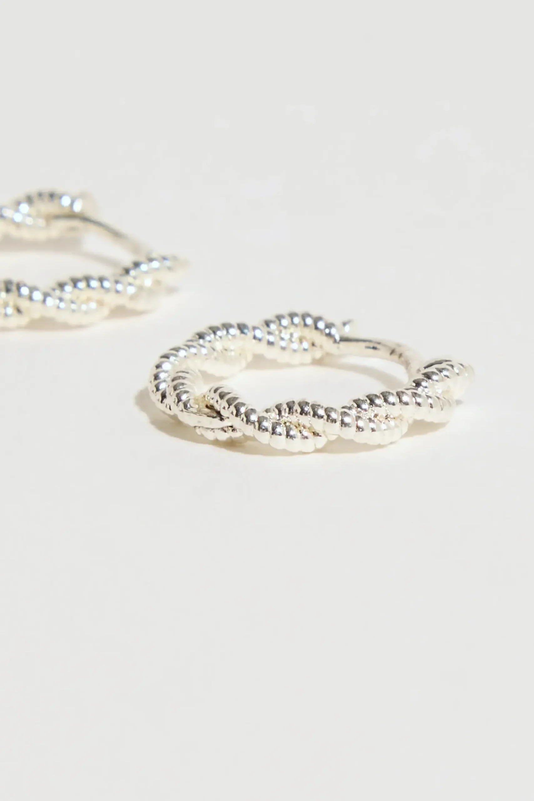 Atelier 19 Twisted Huggie Earrings