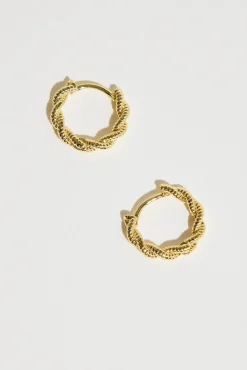 Atelier 19 Twisted Huggie Earrings