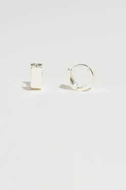 Atelier 19 Wide Huggie Earrings