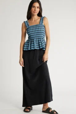 Athena Shirred Top