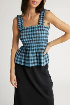 Athena Shirred Top