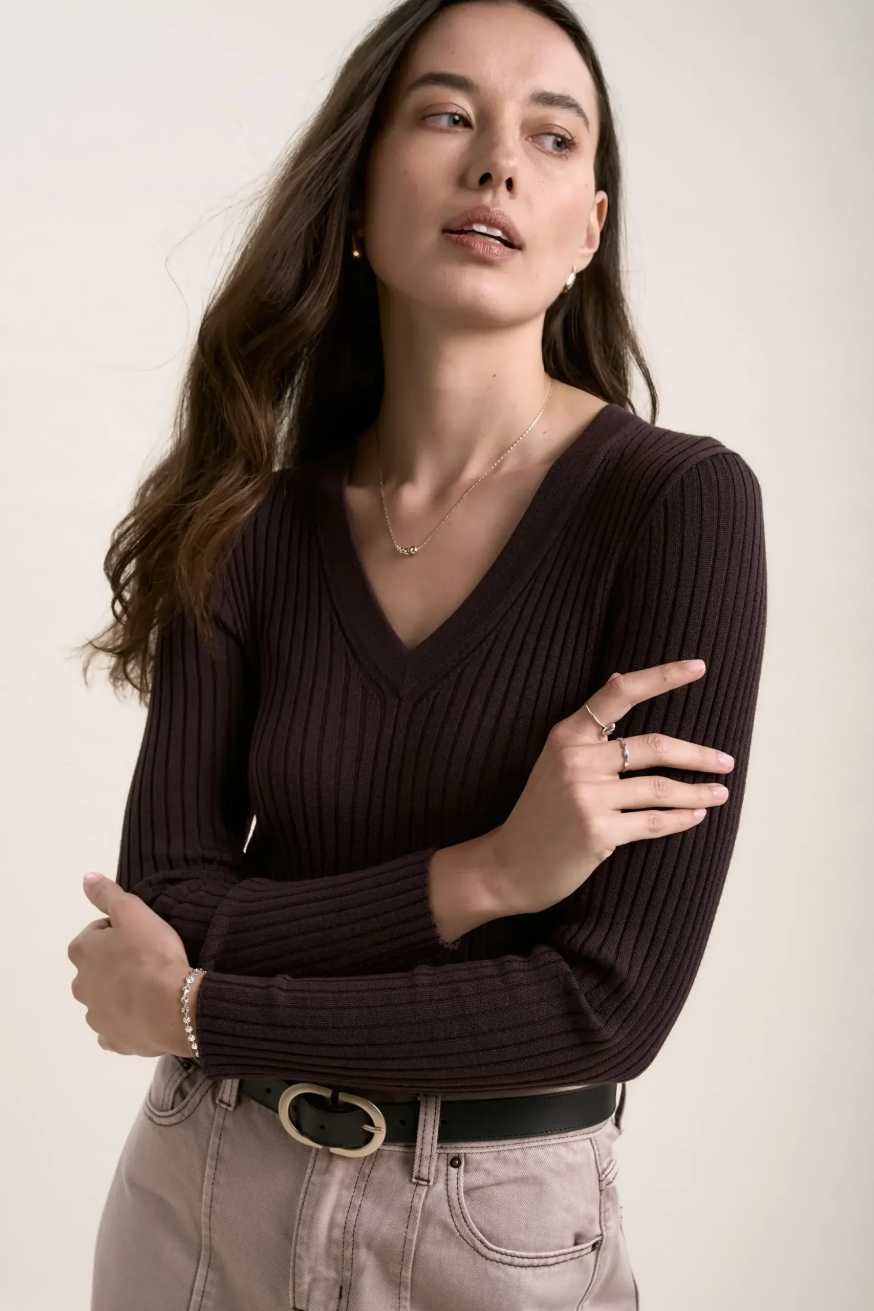 Atlas ZQ Merino V Neck Top
