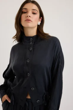 Ava Cupro Blend Jacket