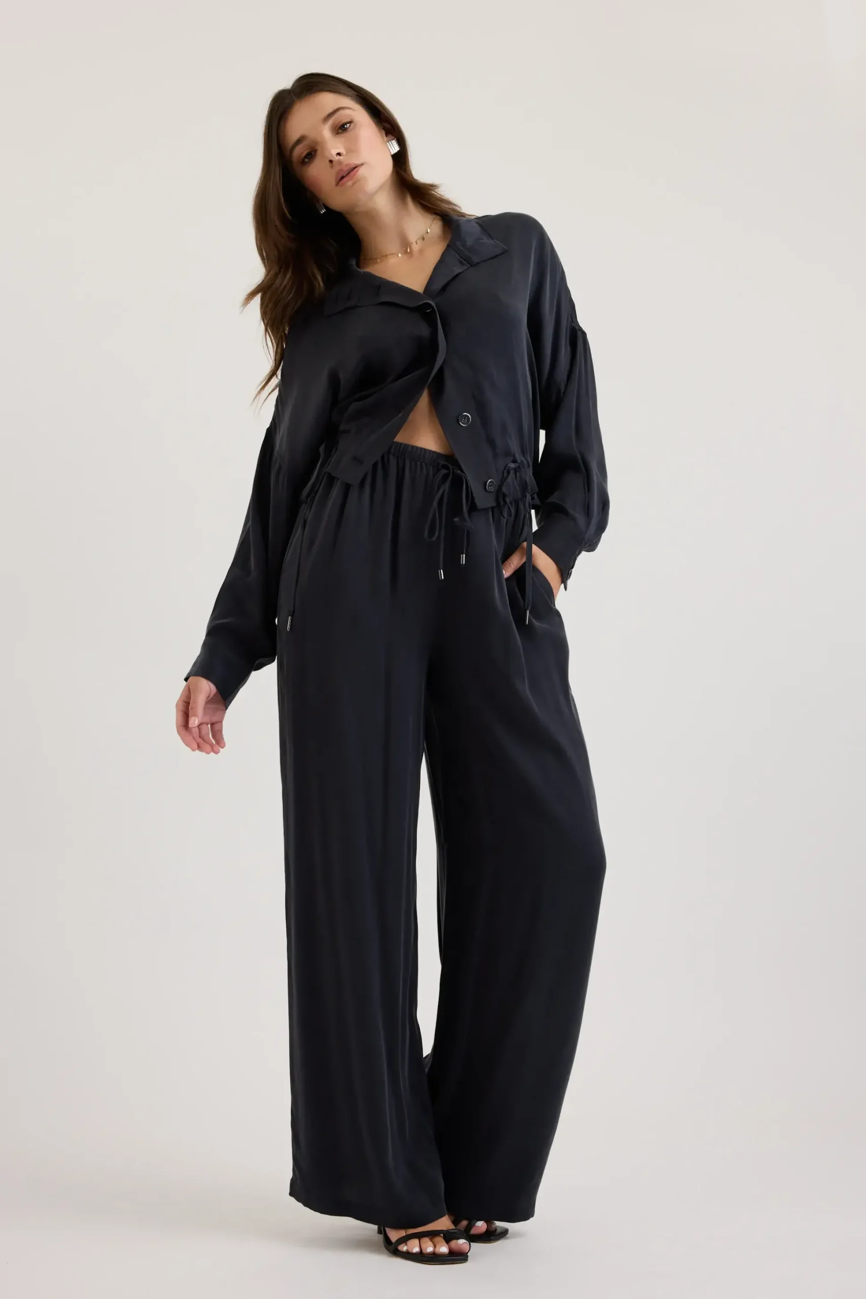 Ava Cupro Blend Jacket