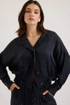 Ava Cupro Blend Jacket