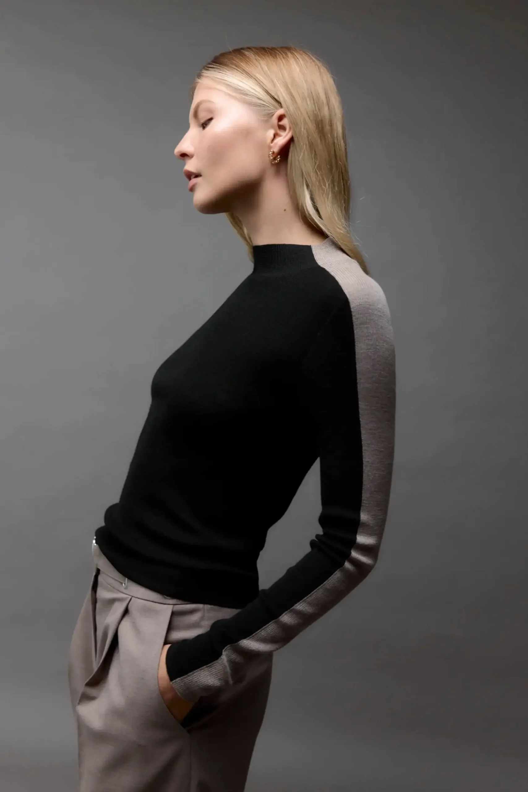 Bella ZQ Merino Funnel Neck Sweater