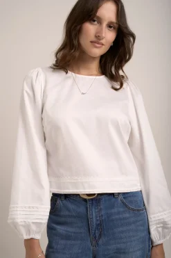 Birdie Scallop Detail Top