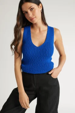 Blair Textured Knit Vest