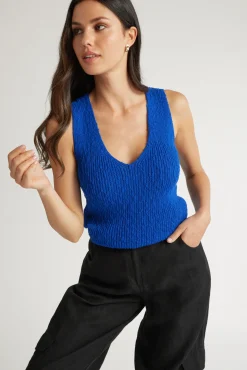 Blair Textured Knit Vest