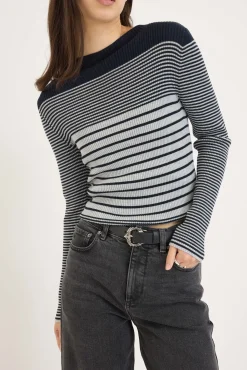 Bonnie ZQ Merino Striped Sweater