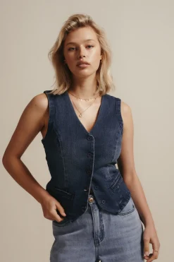 Brielle Denim Vest