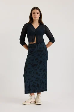 Carli Mesh Slip Skirt