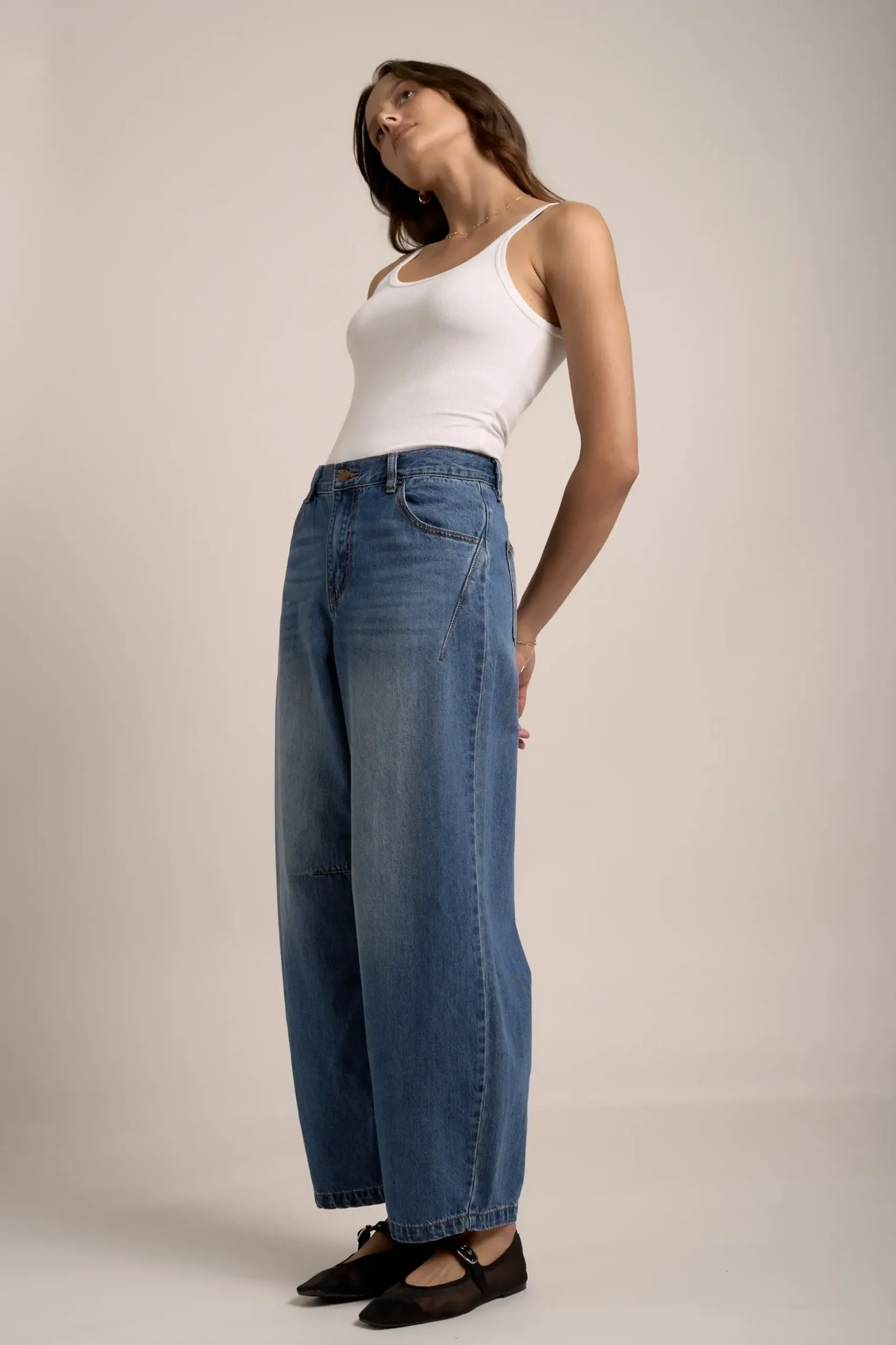Catalina Barrel Leg Jeans