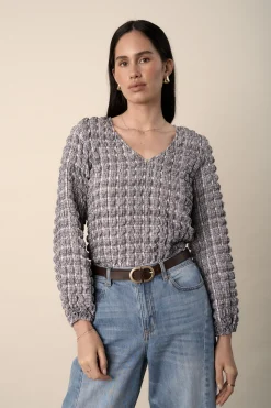 Celly Textured Shell Top