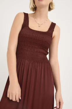 Claudia Shirred Dress