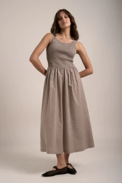 Coco Shirred Dress