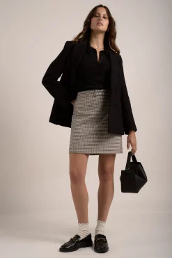 Dara Belted Mini Skirt
