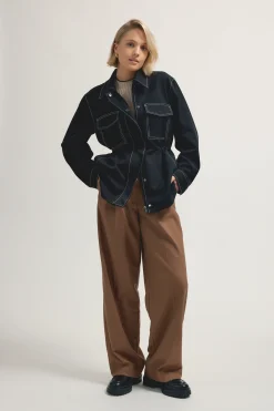 Darcy Stitch Detail Jacket