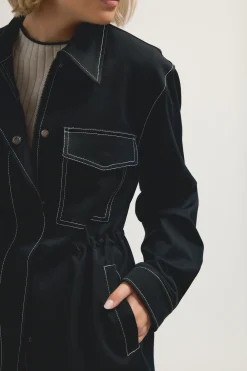 Darcy Stitch Detail Jacket