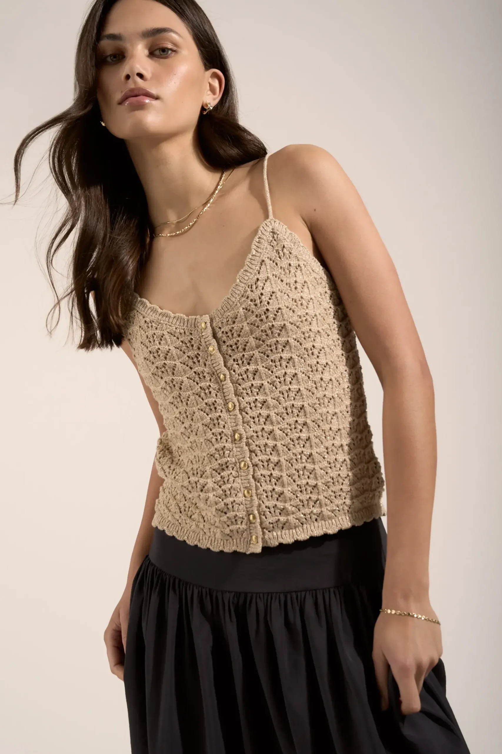 Dazzle Knitted Tank