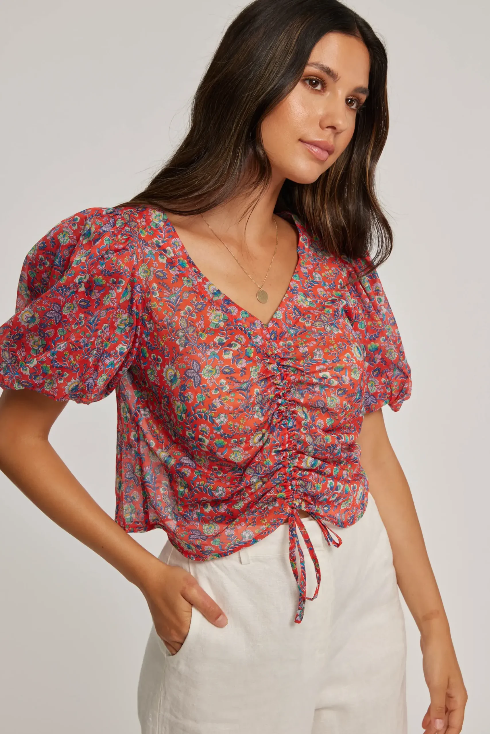 Elaina Tie Detail Top