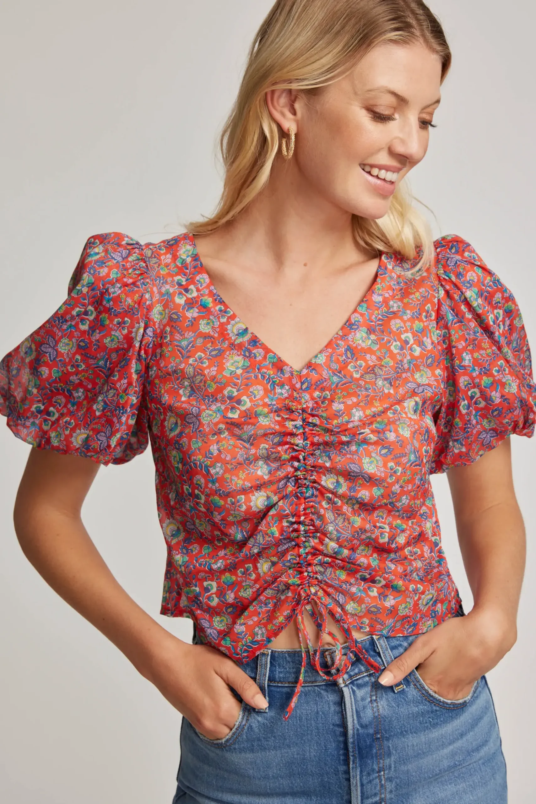 Elaina Tie Detail Top