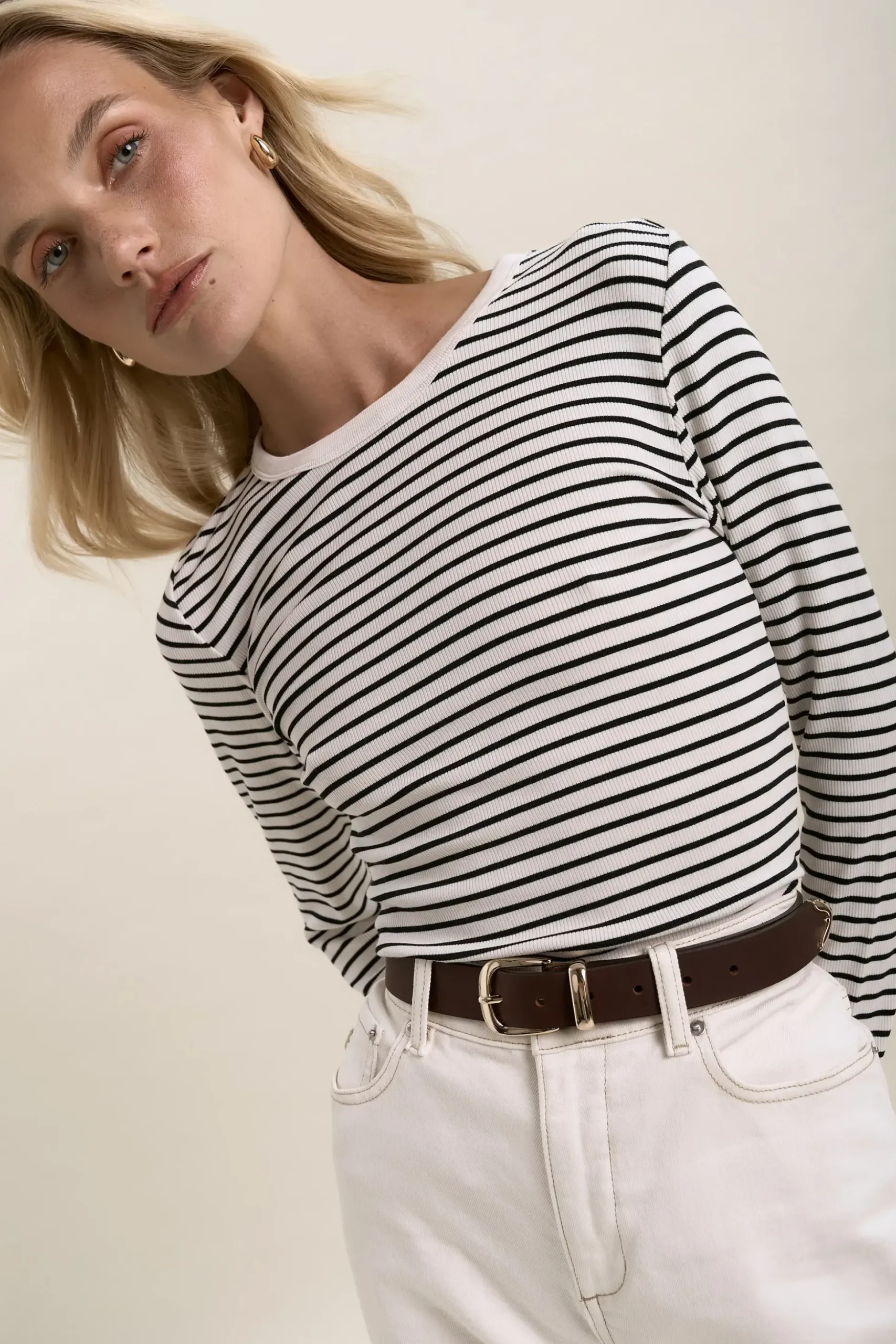 Elementary Basics Long Sleeve Rib Tee