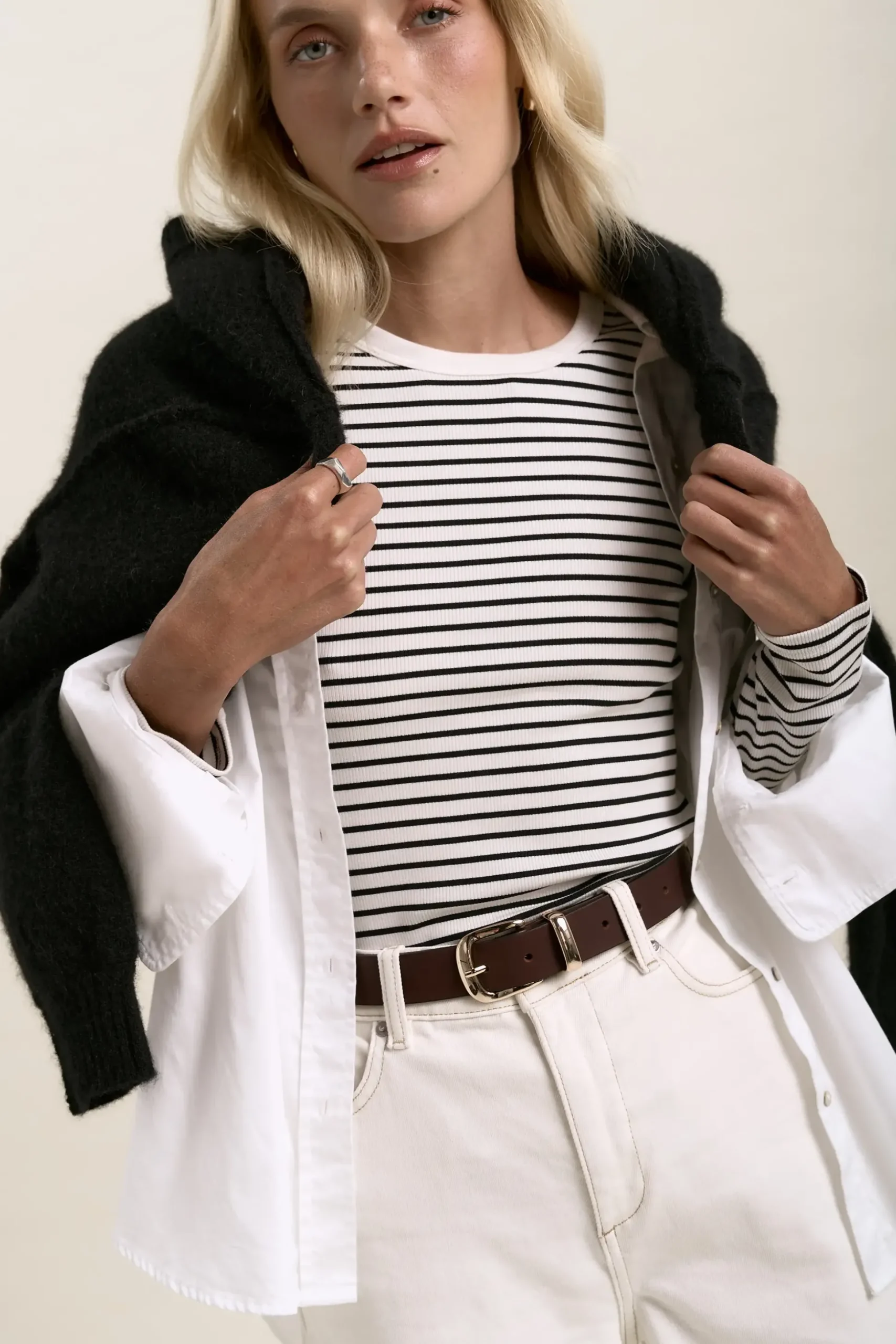 Elementary Basics Long Sleeve Rib Tee