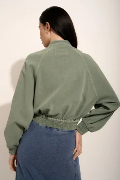 Elementary Blair Textured Bomber Jacket