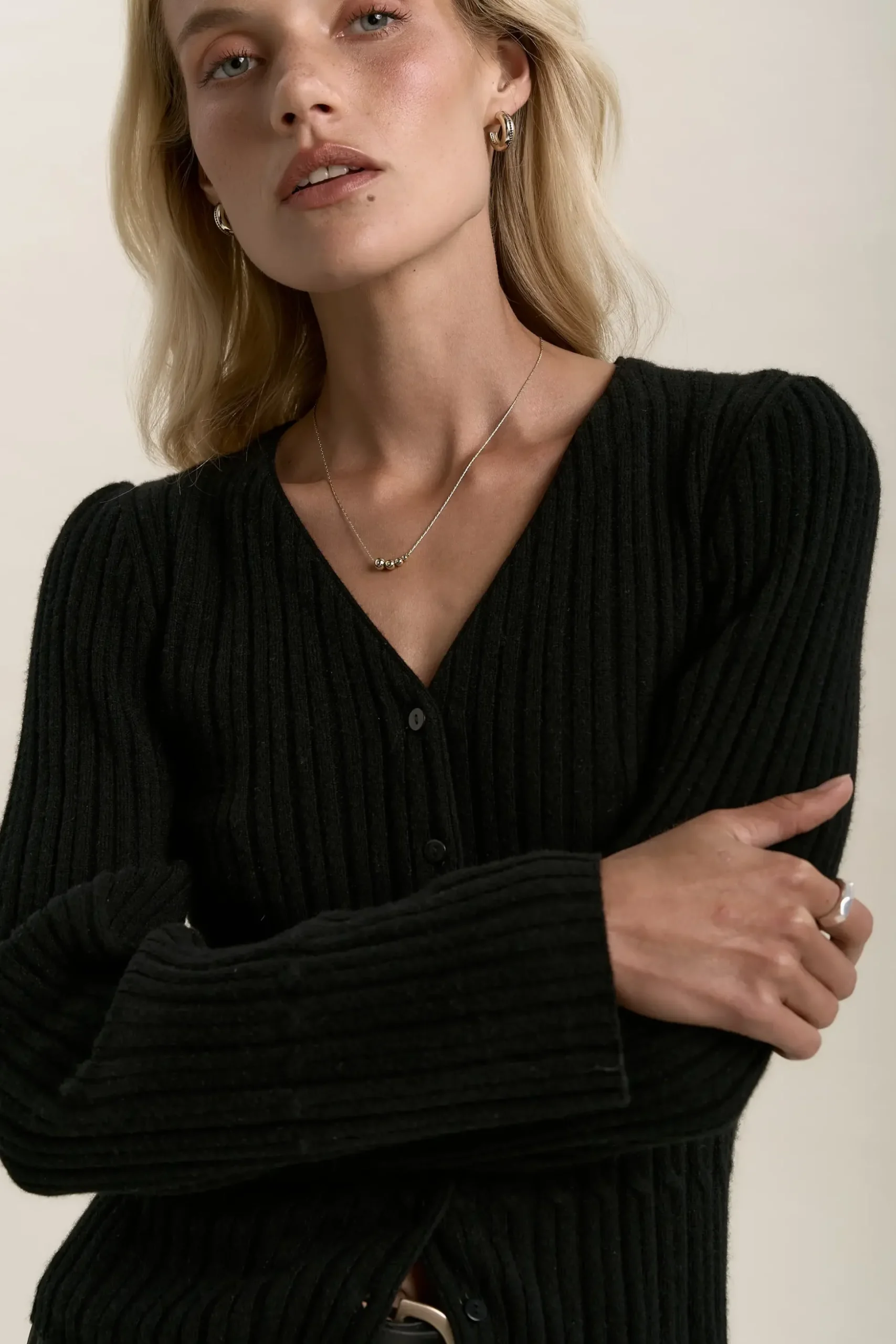 Elementary Cashmere Blend Cardigan