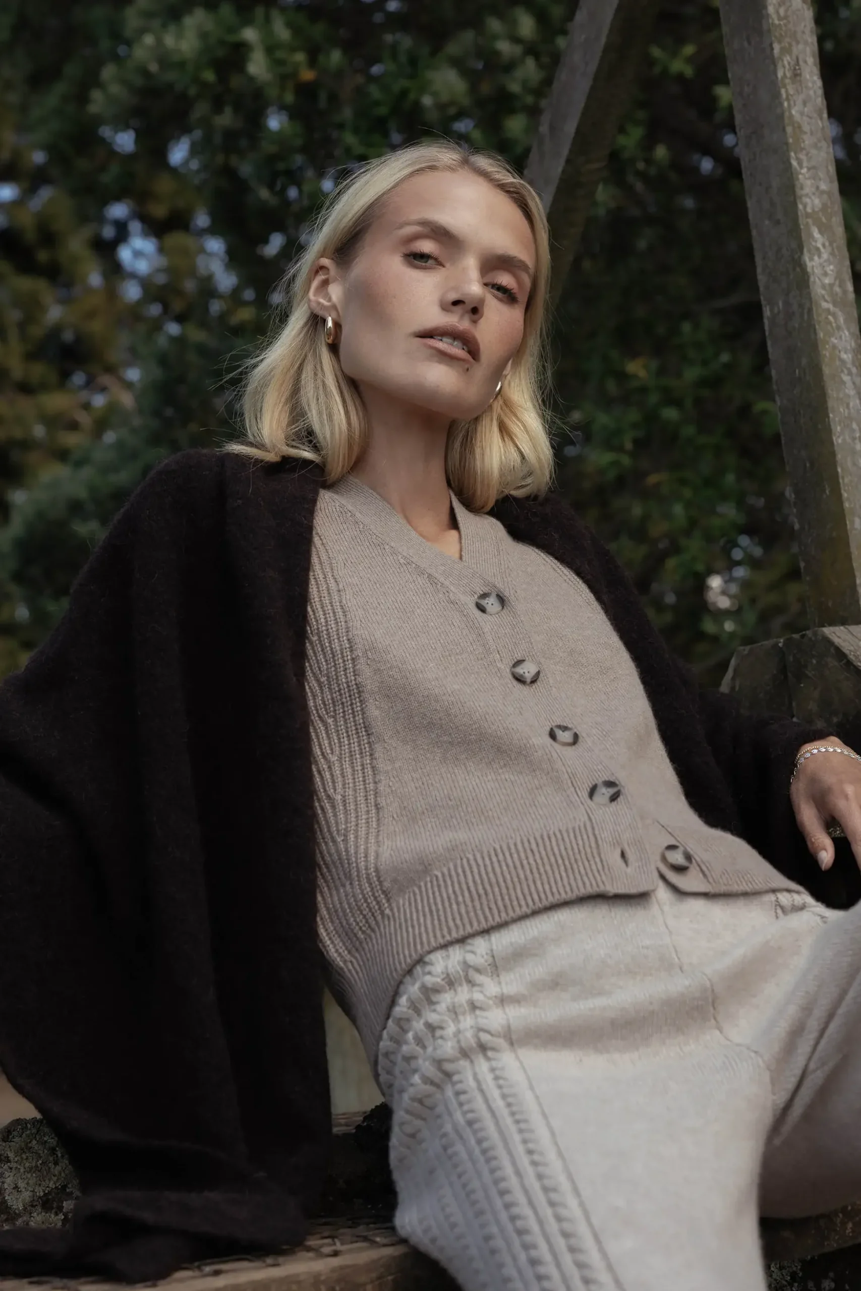 Elementary Cloud Soft Cashmere Blend Vest
