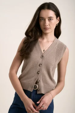 Elementary Cloud Soft Cashmere Blend Vest