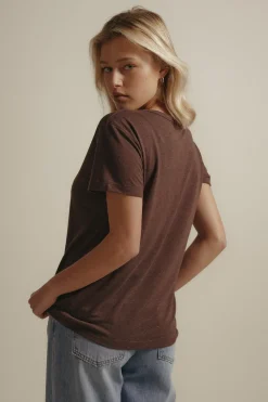 Elementary Esther Hemp Blend V Neck Tee