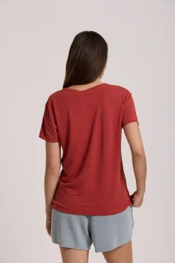 Elementary Esther Hemp Blend V Neck Tee