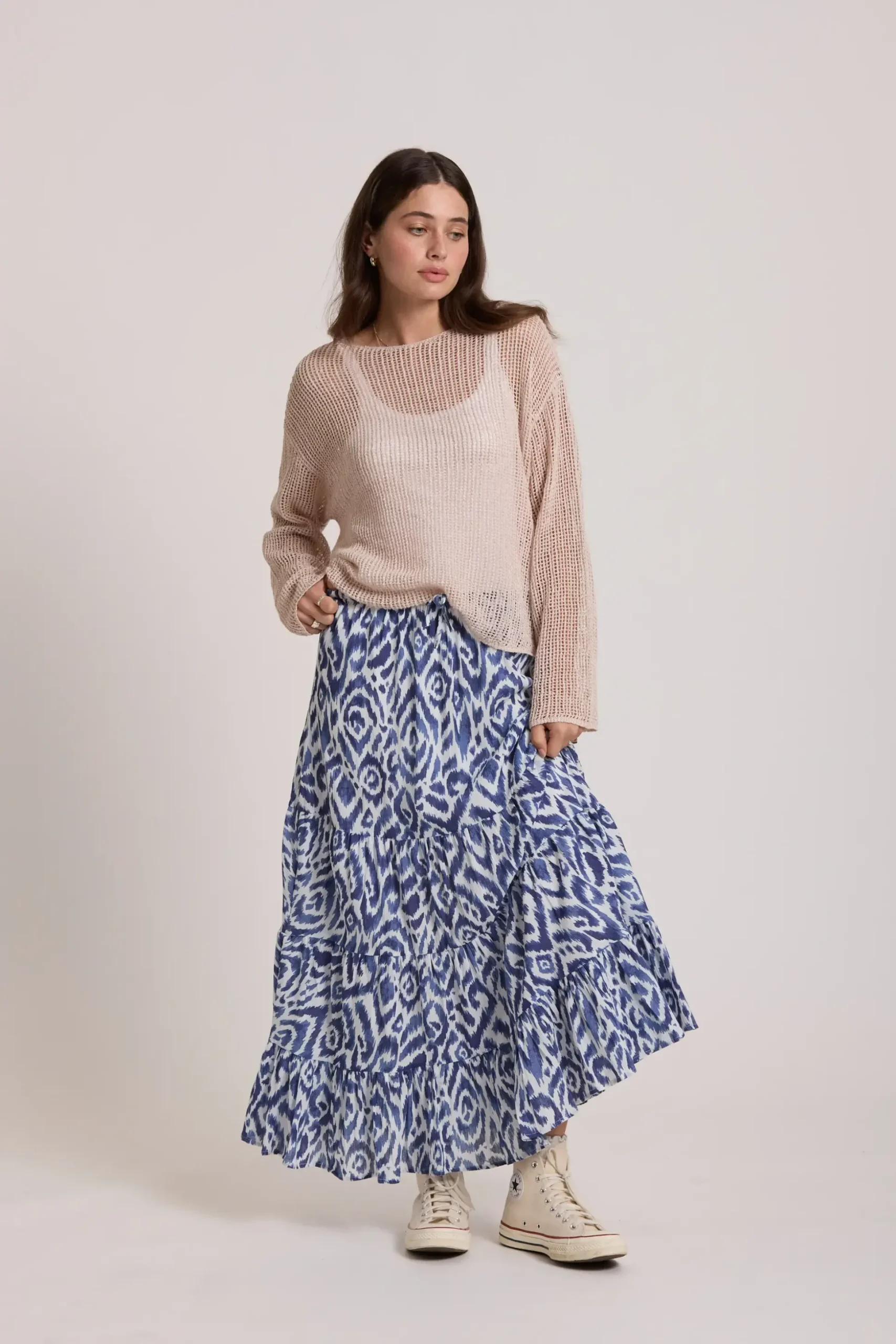 Elementary Free Spirit Tiered Skirt