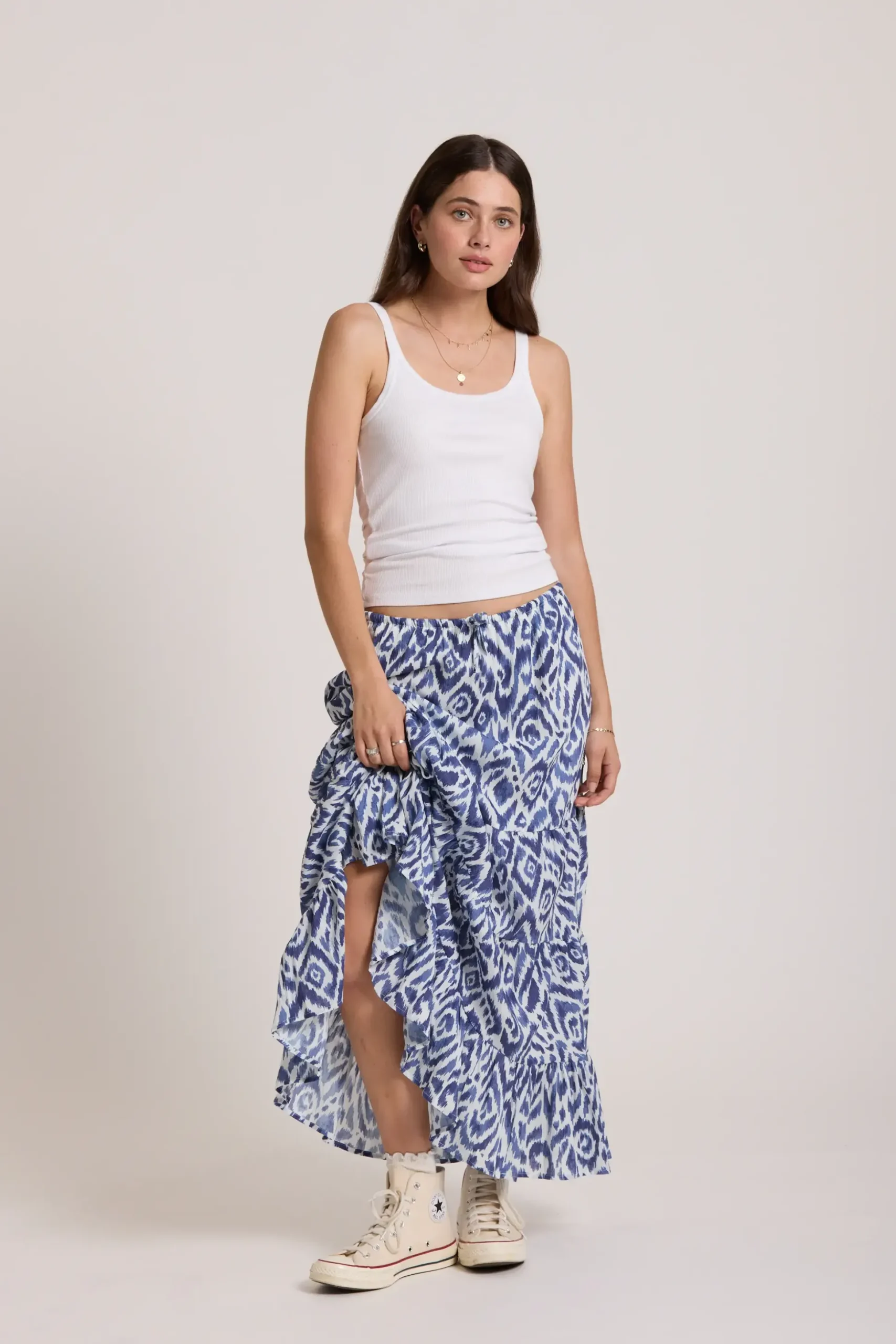 Elementary Free Spirit Tiered Skirt