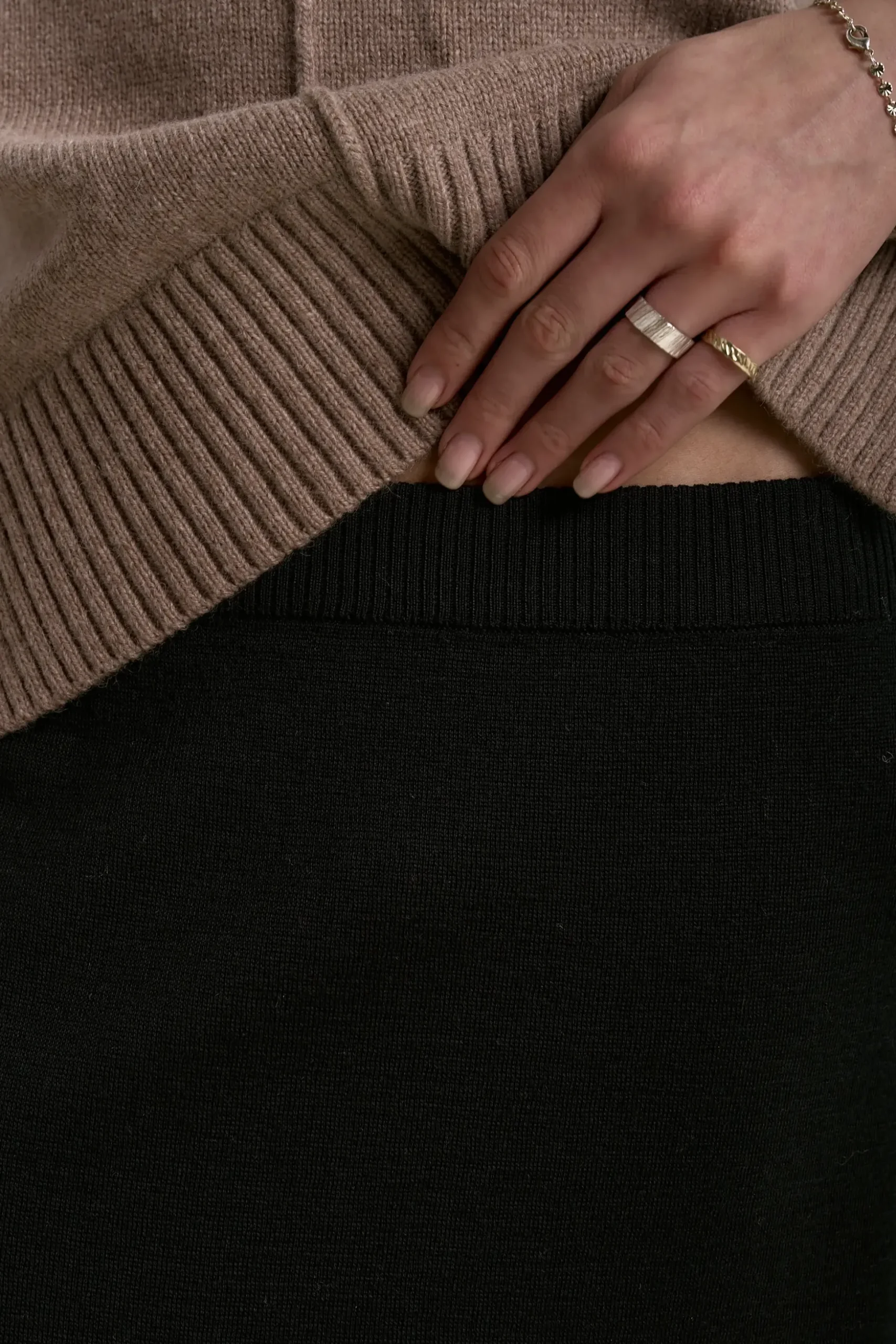 Elementary Knitted Skirt