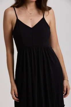 Elementary Mai Tai Jersey Knit Tiered Dress