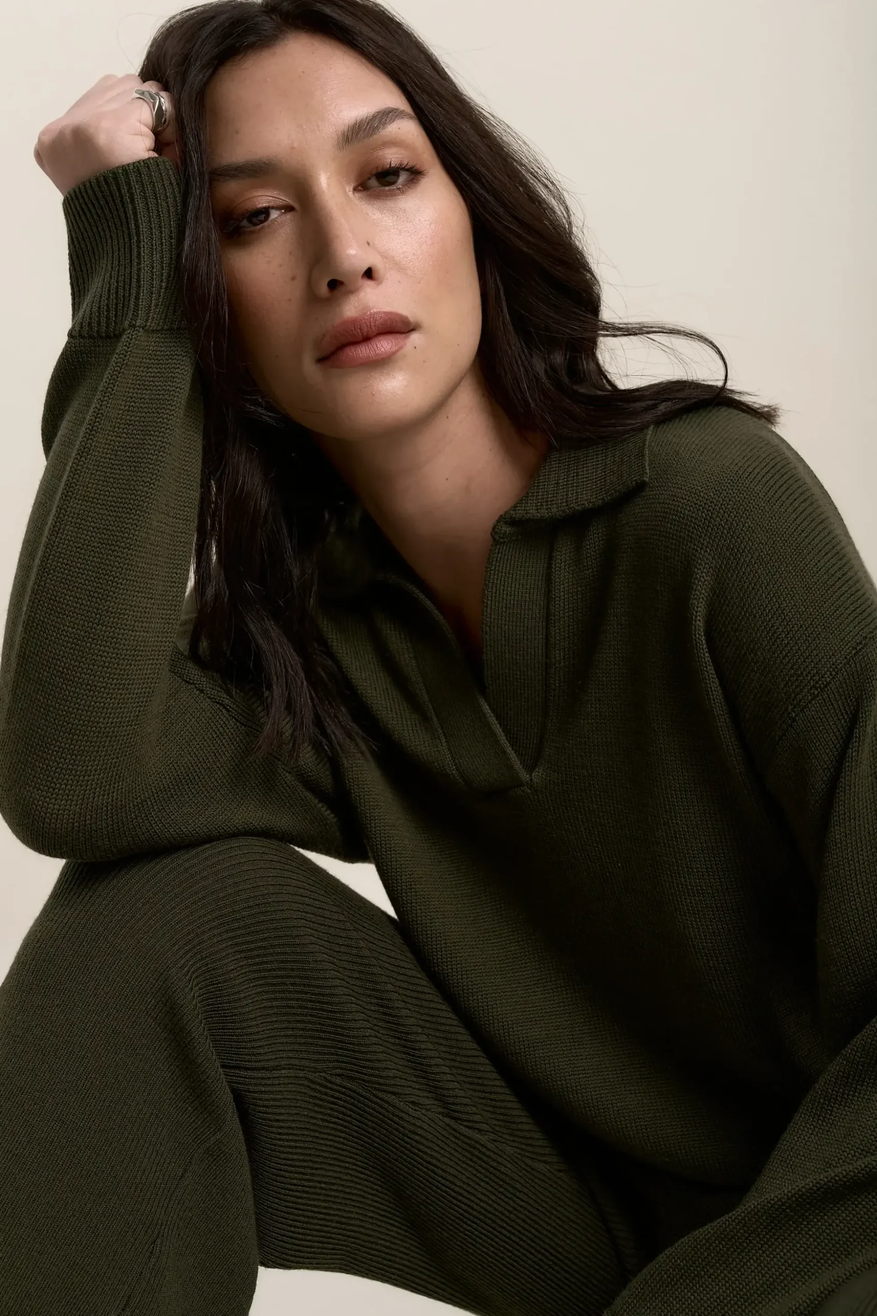 Elementary Merino Henley Sweater