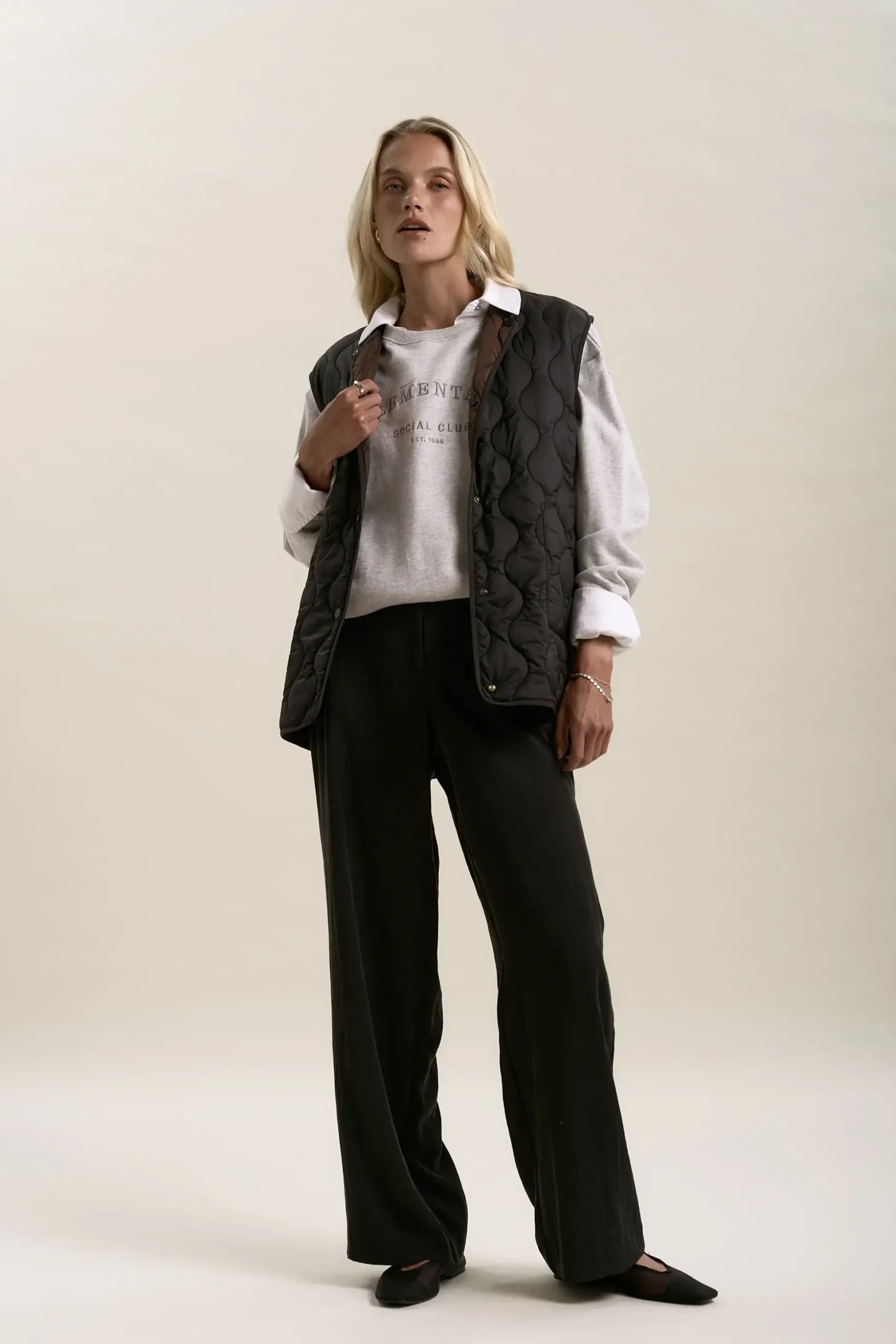 Elementary Reversible Puffer Vest