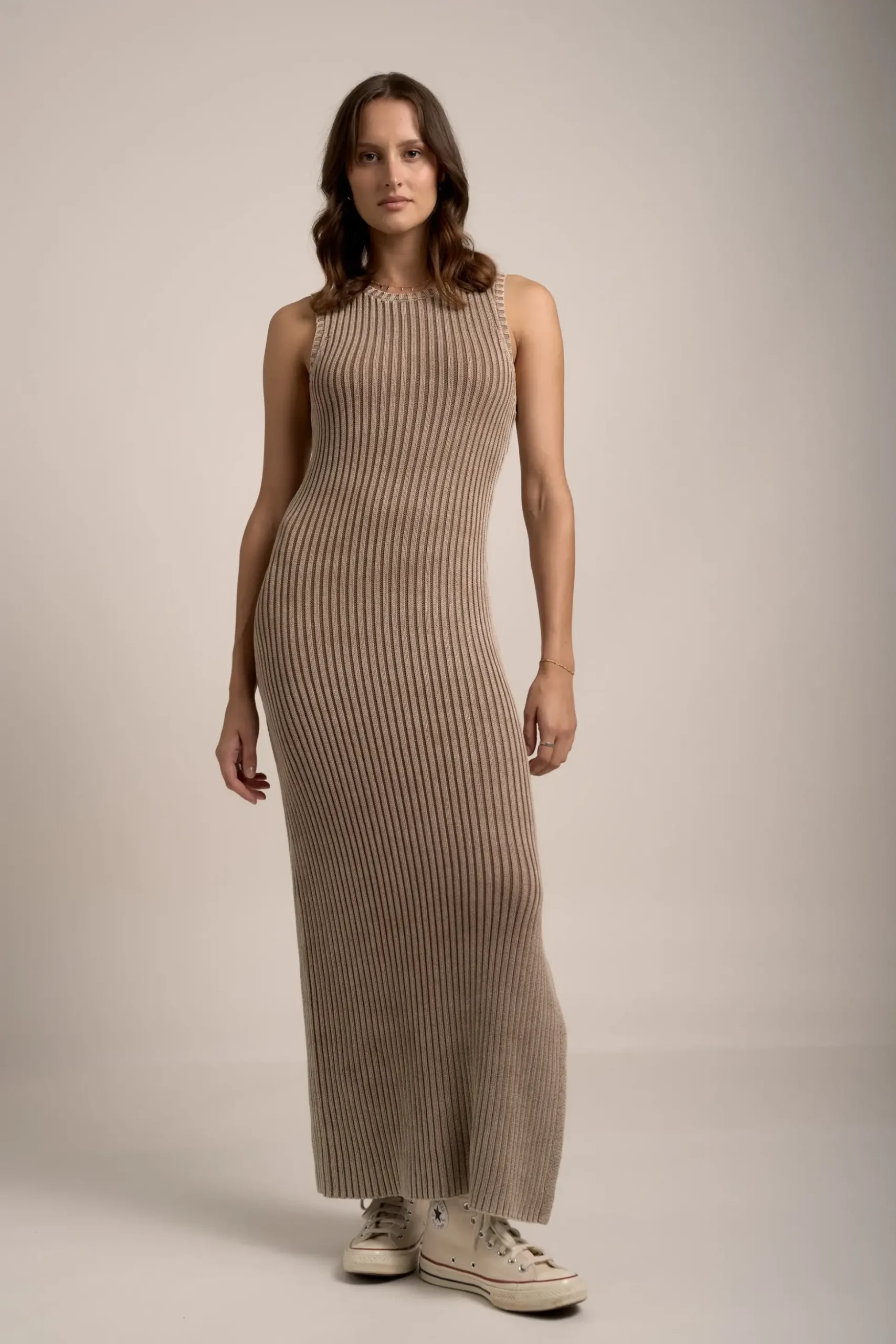 Elementary Rib Knit Dress
