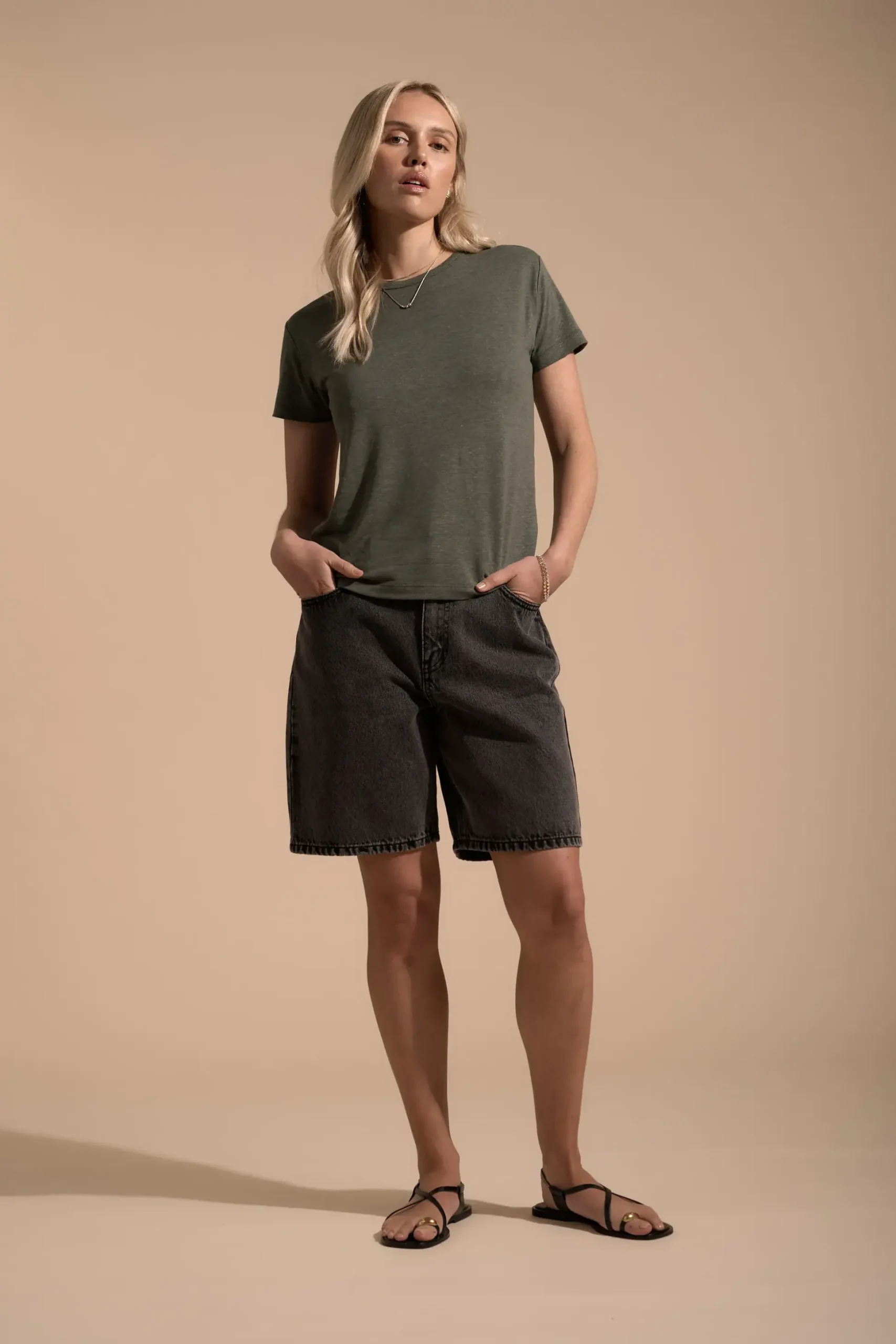 Elementary Sawyer Hemp Blend Crew Neck Tee