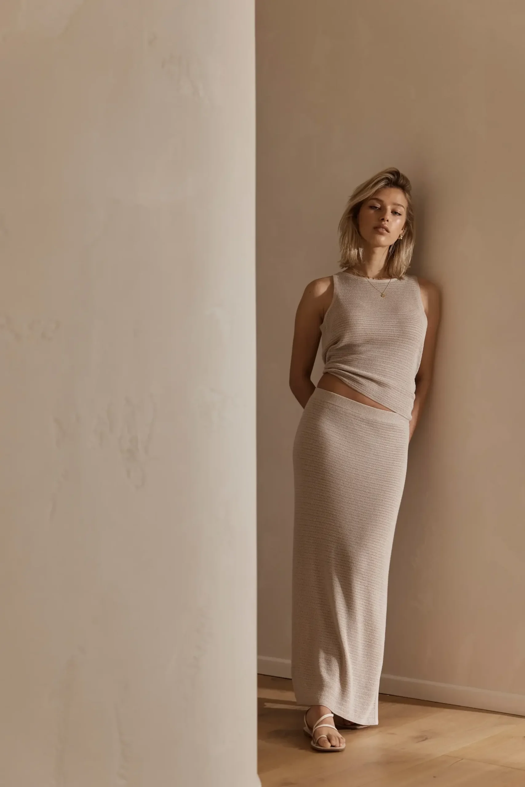 Elementary Saylor Knitted Maxi Skirt