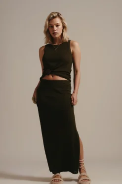 Elementary Saylor Knitted Maxi Skirt