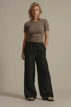 Elementary Seacomber Wide Leg Linen Pant