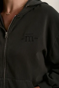 Elementary Social Club Zip Front Hoodie