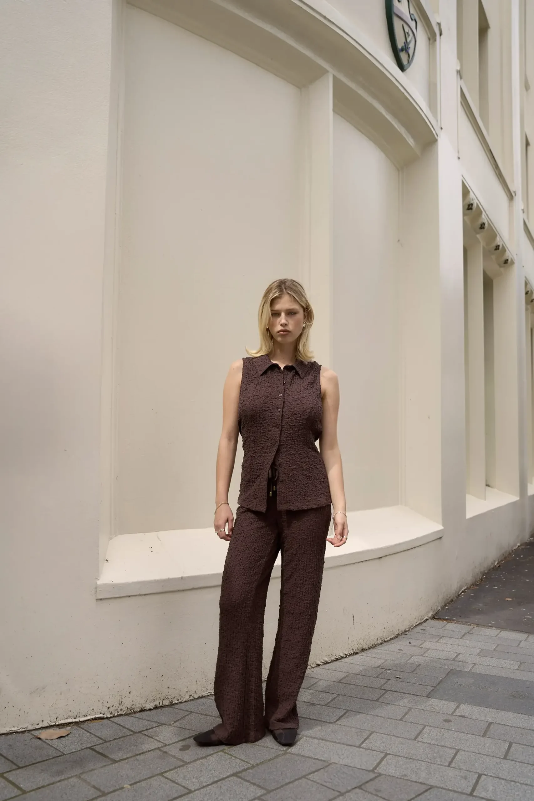Elementary Textured Pants